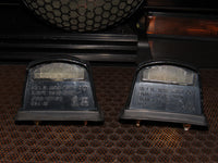 85 86 Toyota MR2 OEM Rear License Plate Light Lamp - Set