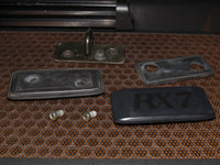 84 85 Mazda RX7 OEM Hatch Door Trunk Latch Striker & Emblem